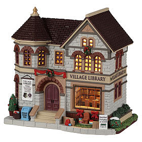 Village Library edificio illuminato Lemax Caddington Village 18x19x12 cm - 25889