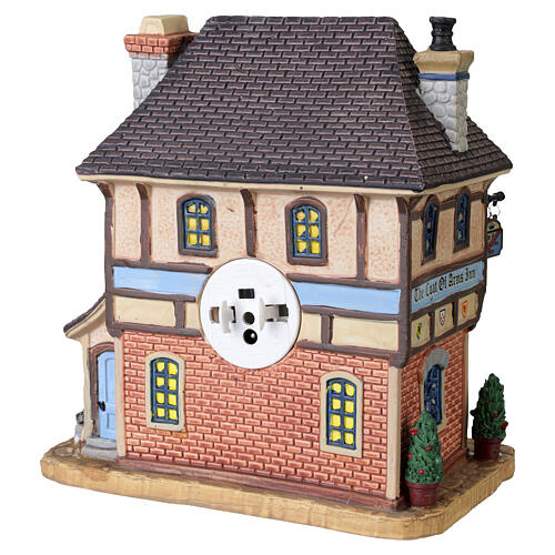 The Coat Of Arms Inn edificio illuminato Lemax Caddington Village 18x17x11 cm - 25899 5
