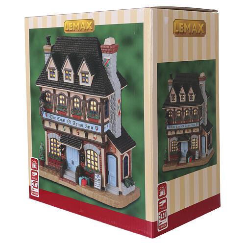 The Coat Of Arms Inn edificio illuminato Lemax Caddington Village 18x17x11 cm - 25899 7