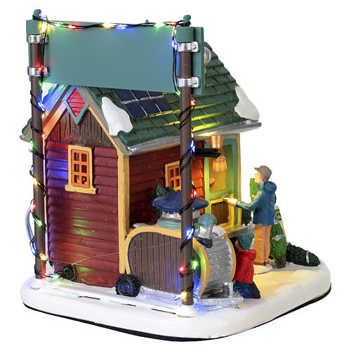 Tiny House Tree Lot beleuchtetes Gebäude Lemax Vail Village 12x17x13 cm - 25901 5