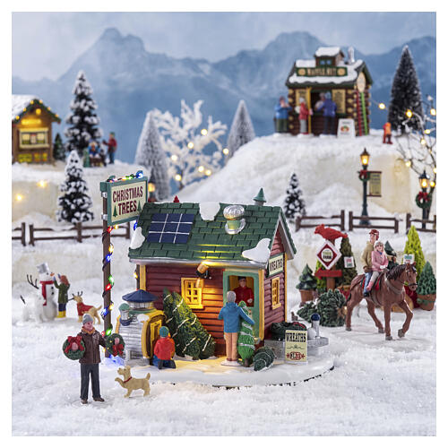 Tiny House Tree Lot bâtiment éclairé Lemax Vail Village 12x17x13 cm - 25901 2