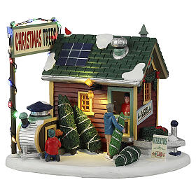 Tiny House Tree Lot edificio illuminato Lemax Vail Village 12x17x13 cm - 25901
