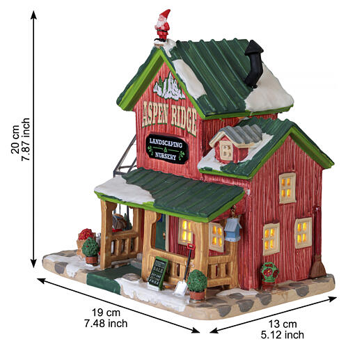 Aspen Ridge Landscaping & Nursery illuminato Lemax Vail Village 20x19x13 cm - 25903 3