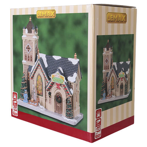 Mistletoe Chapel beleuchtetes Gebäude Lemax Caddington Village 20x19x11 cm - 25917 7