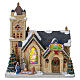 Mistletoe Chapel, oświetlony model Lemax z kolekcji Caddington Village, 20 x 19 x 11 cm, 25917 s1