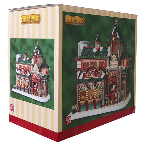 Santa's Reindeer Stables elemento illuminato Lemax Santa'S Wonderland 22x24x14 cm - 25926 9