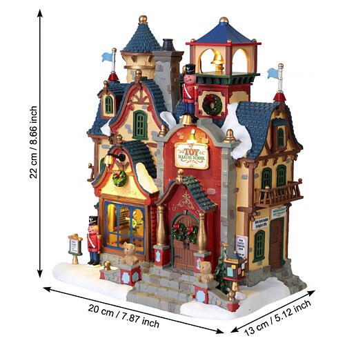 Toy Making School elemento illuminato Lemax Santa'S Wonderland 22x20x13 cm - 25927 3