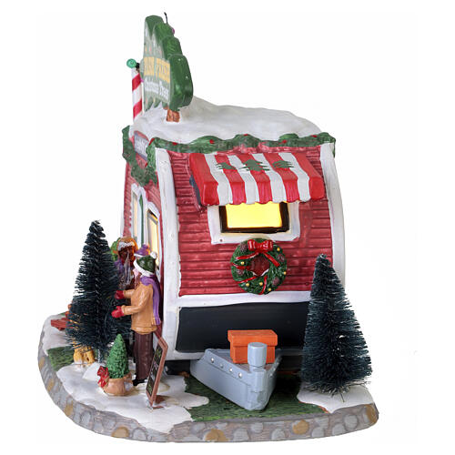 Farm Fresh Christmas Trees edificio illuminato Lemax Vail Village 15x22x13 cm - 25928 4