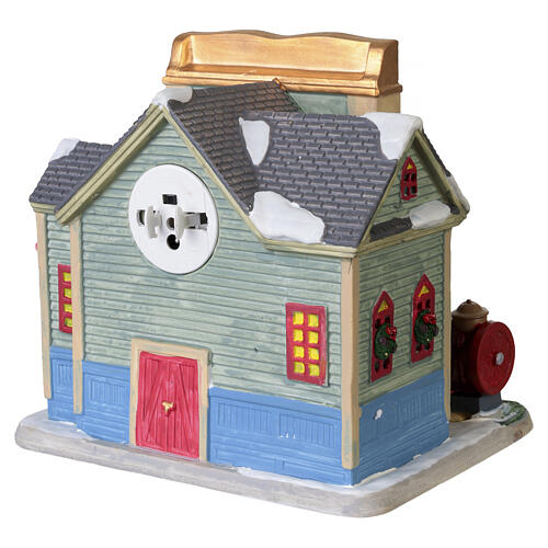 Bean Happy Coffee Shop edificio illuminato Lemax Caddington Village 17x17x14 cm - 25929 6