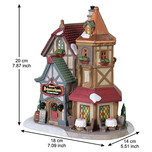 Otto's Schnitzelhaus beleuchtetes Gebäude Lemax Vail Village 20x18x14 cm - 35030 3