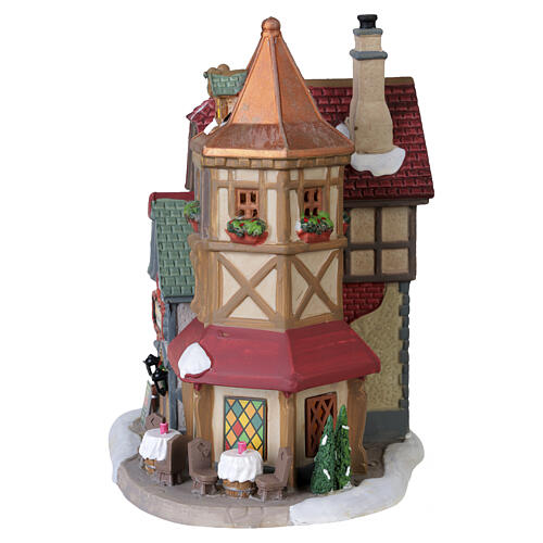 Otto's Schnitzelhaus edificio illuminato Lemax Vail Village 20x18x14 cm - 35030 4