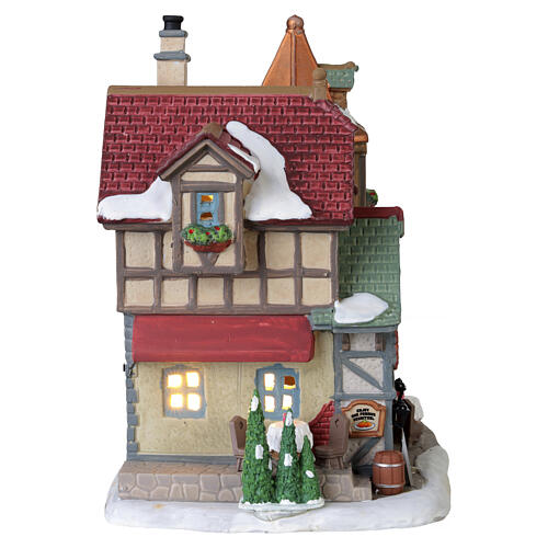 Otto's Schnitzelhaus edificio illuminato Lemax Vail Village 20x18x14 cm - 35030 6