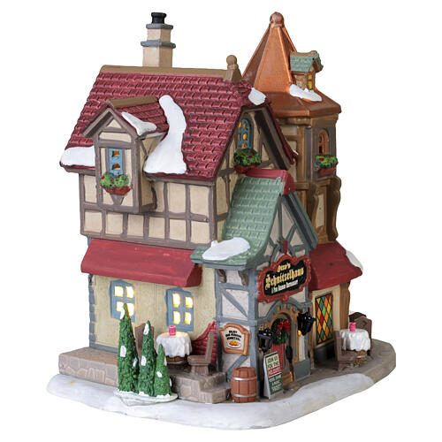 Otto's Schnitzelhaus, oświetlony budynek Lemax Vail Village, 20x18x14 cm, 35030 5