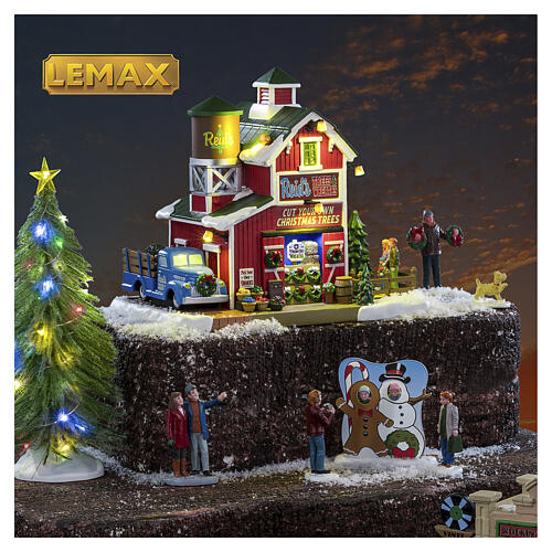 Danny's Donuts & Coffee edificio illuminato Lemax Harvest Crossing 20x19x11 cm - 35031 7