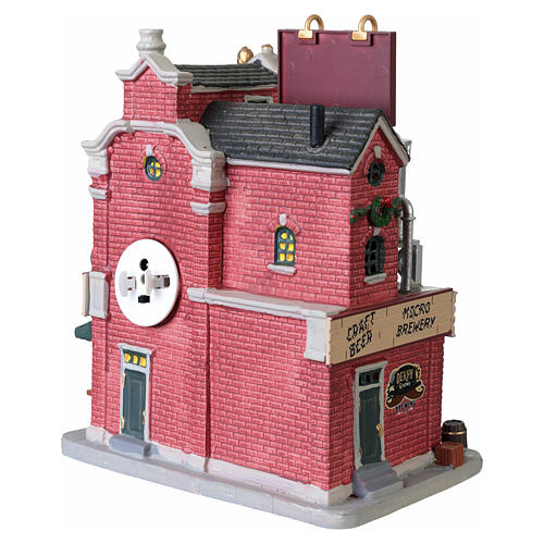 Derby & Sons Brewing Co. edificio illuminato Lemax Caddington Village 22x18x12 cm - 35034 5
