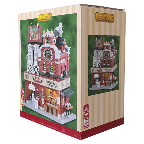 Derby & Sons Brewing Co. edificio illuminato Lemax Caddington Village 22x18x12 cm - 35034 7