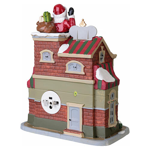 The Santa Shop edificio illuminato Lemax Caddington Village 23x19x13 cm - 35039 5
