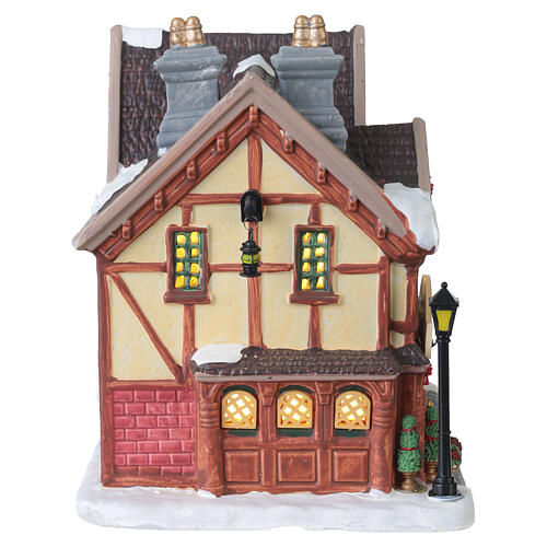 The 3 Crowns Inn edificio illuminato Lemax Caddington Village 18x18x14 cm - 35043 4