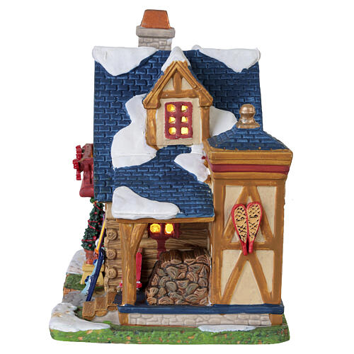 Havenwood Lodge edificio illuminato Lemax Vail Village 17x19x13 cm - 35047 4