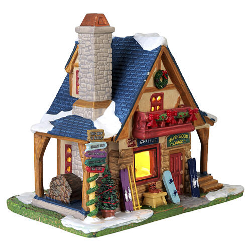 Havenwood Lodge edificio illuminato Lemax Vail Village 17x19x13 cm - 35047 5