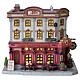 The Bell & Feather illuminated building by Lemax, Caddington Village, 6.9x7.5x4.8 in - 35048 s1