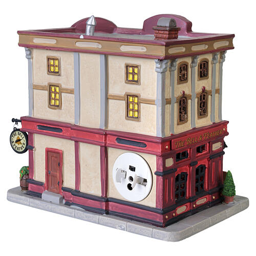 The Bell & Feather edificio illuminato Lemax Caddington Village 17x19x12 cm - 35048 5