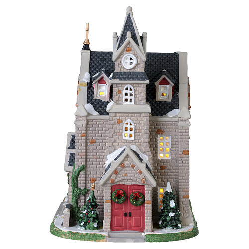 St. Luke's Church beleuchtetes Gebäude Lemax Caddington Village 22x18x14 cm - 35055 4