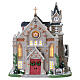 St. Luke's Church beleuchtetes Gebäude Lemax Caddington Village 22x18x14 cm - 35055 s1