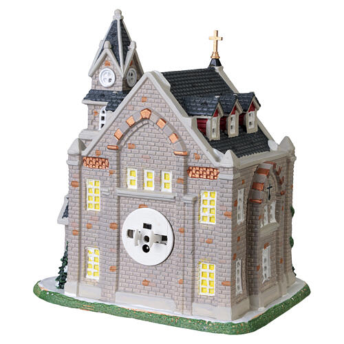 St. Luke's Church edificio illuminato Lemax Caddington Village 22x18x14 cm - 35055 7