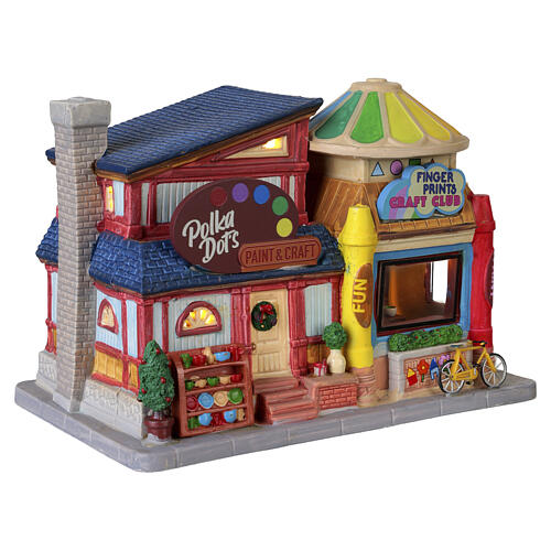 Polka Dot's Clubhouse edificio illuminato Lemax Caddington Village 16x22x14 cm - 35058 4