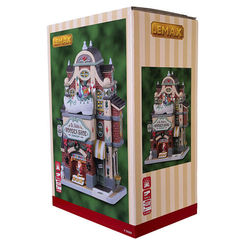 St. Nick's Wooden Shoe Shop edificio illuminato Lemax Caddington Village 22x15x10 cm - 35069 7
