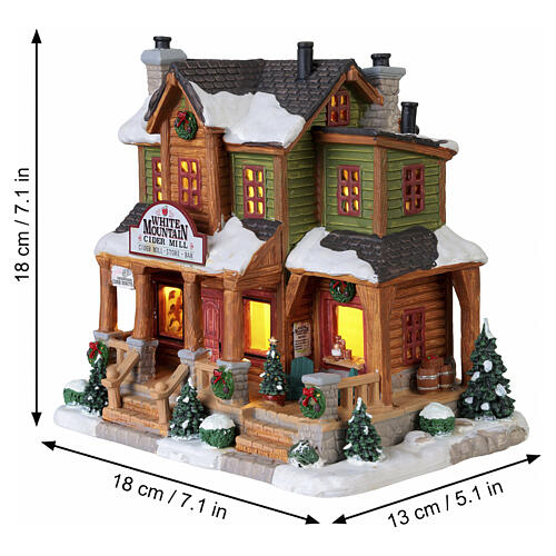 White Mountain Cider Mill beleuchtetes Gebäude Lemax Vail Village 18x18x13 cm - 35071 3