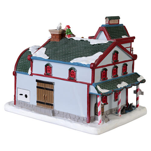 Arctic Animal Sanctuary beleuchtetes Gebäude Lemax Santa's Wonderland 18x22x16 cm - 35075 7