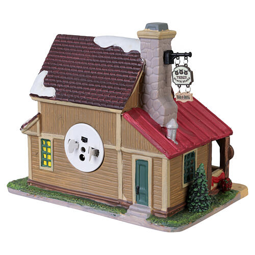 Three Black Bears Bar & Grill beleuchtetes Gebäude Lemax Vail Village 15x18x13 cm - 35078 5