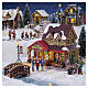 Three Black Bears Bar & Grill bâtiment éclairé Lemax Vail Village 15x18x13 cm - 35078 s2