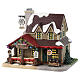 Three Black Bears Bar & Grill edificio illuminato Lemax Vail Village 15x18x13 cm - 35078 s1