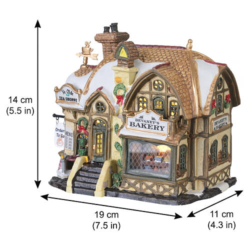 Devaney's Bakery beleuchtetes Gebäude Lemax Caddington Village 14x19x11 cm - 35793 3