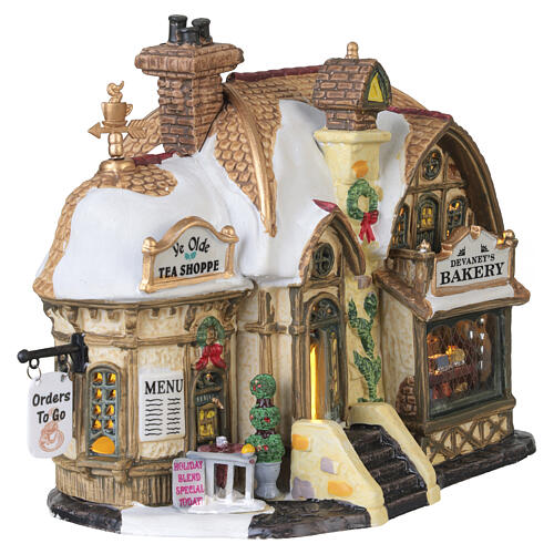 Devaney's Bakery edificio illuminato Lemax Caddington Village 14x19x11 cm - 35793 4