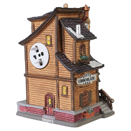Lucy's Chocolate Shop edificio illuminato Lemax Caddington Village 18x13x10 cm - 45052 5