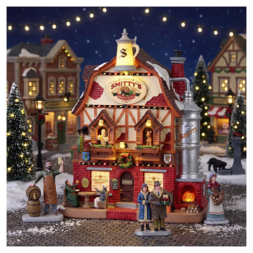 Smitty's Brewery beleuchtetes Gebäude Lemax Caddington Village 25x20x15 cm - 45223 2