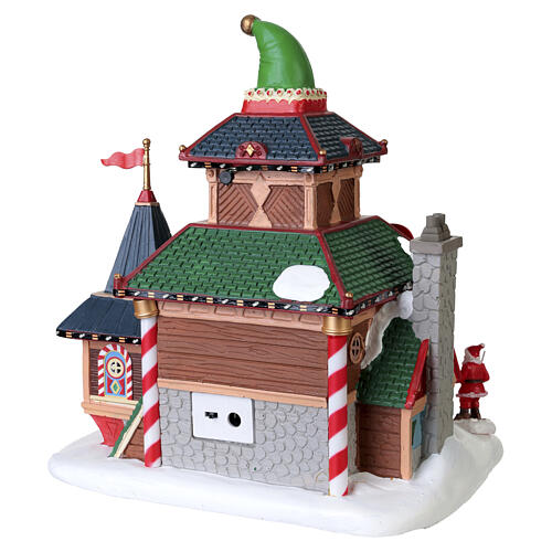 Elwood's Elf Lodge edificio illuminato Lemax Santa'S Wonderland 22x21x17 cm - 45224 7