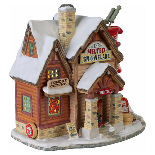 The Melted Snowflake edifício iluminado Lemax Vail Village 18x19x12 cm - 45231 4