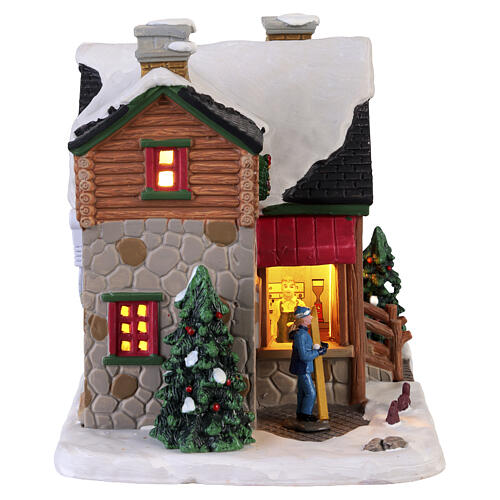 Winter's Haven Café beleuchtetes Gebäude Lemax Vail Village 15x17x14 cm - 45232 4