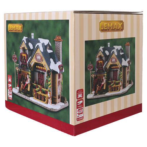 St. Bernard's Brewery & Distillery, illuminated building by Lemax, Vail Village, 5.7x7.0x5.7 in - 45234 6