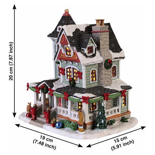 Whitbey Residence edificio illuminato Lemax Caddington Village 20x19x15 cm - 45243 3