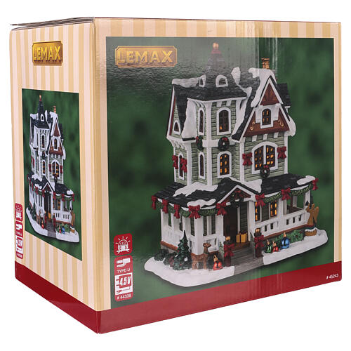 Whitbey Residence edificio illuminato Lemax Caddington Village 20x19x15 cm - 45243 7