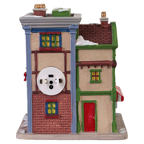 West Side Market Shops bâtiment éclairé Lemax Caddington Village 19x16x13 cm - 45244 6