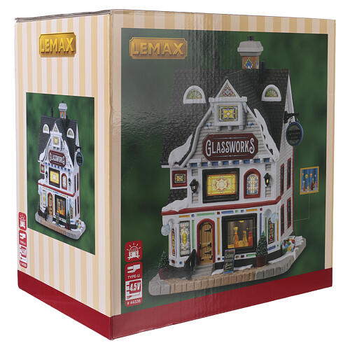 Glassworks edificio illuminato Lemax Caddington Village 22x18x13 cm - 45245 7