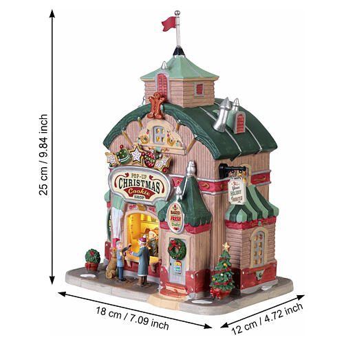 Pop-up Christmas Cookie Shop beleuchtetes Gebäude Lemax Caddington Village 25x18x12 cm - 45248 3