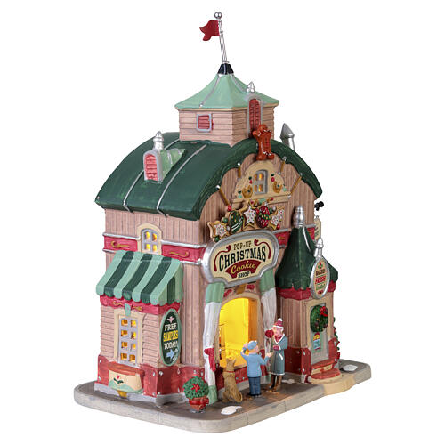 Pop-up Christmas Cookie Shop beleuchtetes Gebäude Lemax Caddington Village 25x18x12 cm - 45248 4